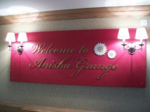 Anisha Grange Flat Cut Lettering