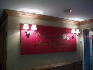 Anisha Grange Welcome Sign