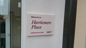 Engraved Corian Sign