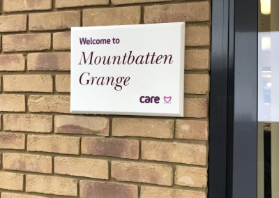 Care Home Welcome Sign