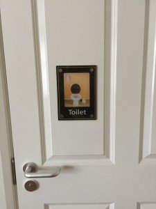 Dementia Toilet Sign