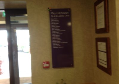 First Residents Club Sign