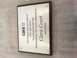 Outstanding CQC Plaque