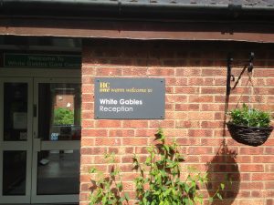 White Gables Wall Mounted Sign