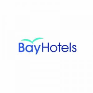 bay hotels logo with bird graphic