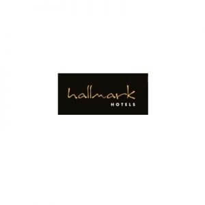 hallmark hotels mini logo on black background
