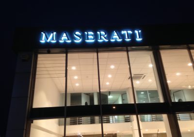 Maserati Illuminated Signage