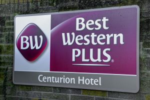 Wall Mounted Hotel Sign