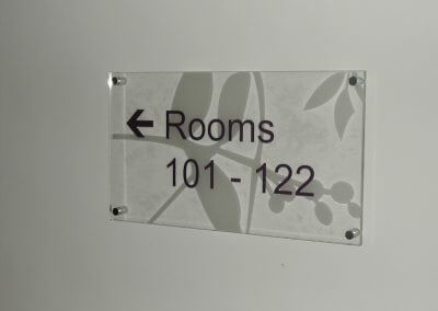 Acrylic Room Sign