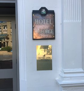 Polished Brass Hotel Plaque