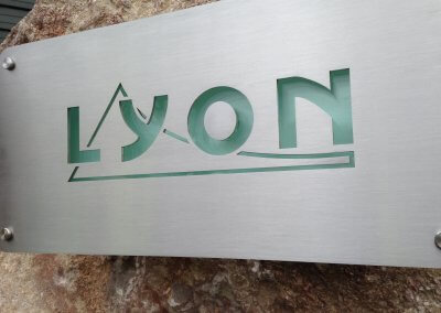 Brushed Stainless Steel Plaque