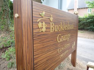 Bucklesham Grange Post Mounted Sign