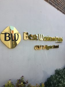 Built Up Letters in Brass