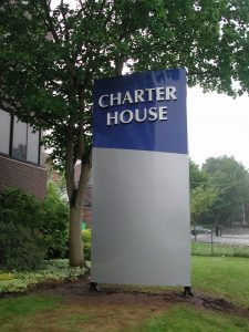 Charter House Totem Signage