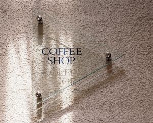 Coffee Glass Signage