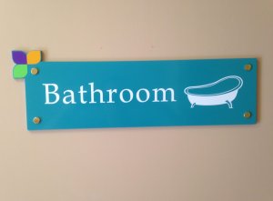 Dementia Bathroom Sign