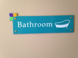 Dementia Bathroom Signage