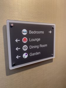 Dementia Friendly Directional Sign