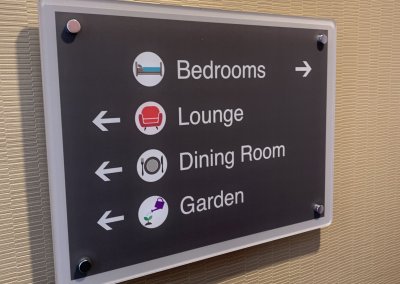 Care Home Directional Sign