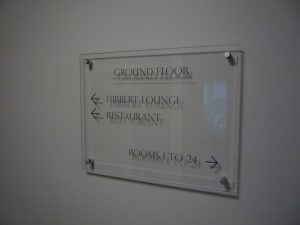 Ground Floor Glass Signage