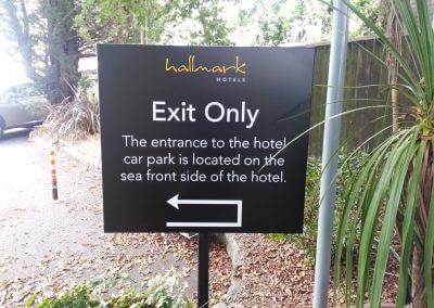 Hallmark Hotel Sign