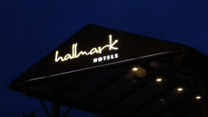 Hotel Illuminated Sign