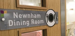 Care Home Dementia Sign Dining Room