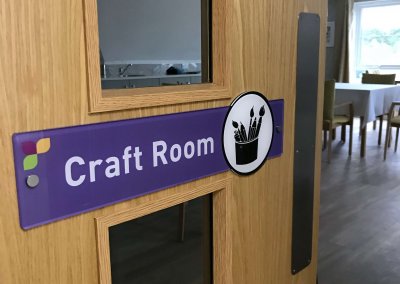 Craft Room Dementia Sign