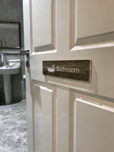 Care Home Dementia Bathroom Sign
