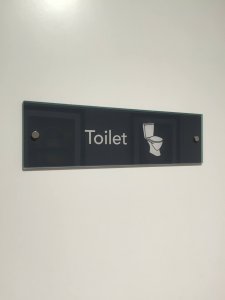 Care Home Dementia Toilet Sign