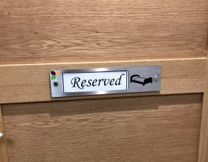 Stainless Steel Changeable Name Plate