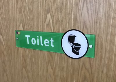 Toilet Door Sign