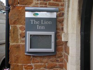 Lion Inn Wall Mounted Sign