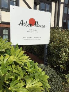 Care Home Post Mounted Sign
