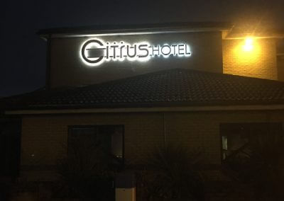 Citrus Hotel Illuminated Sign