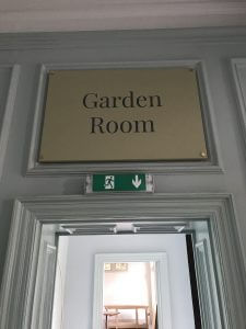 Garden Room Sign