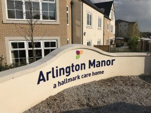 arlington manor hallmark signage