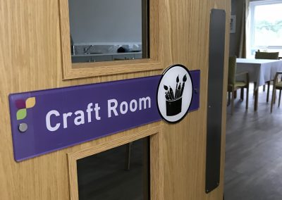 Craft Room Door Sign