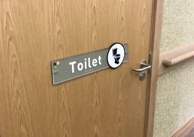 Dementia toilet sign