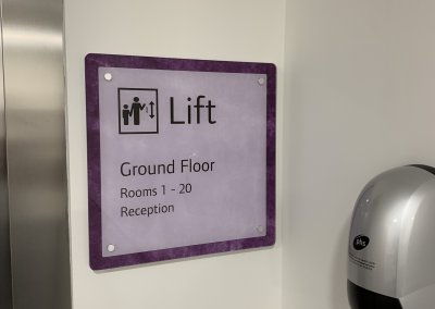 Care Home Signage - Lift Directory