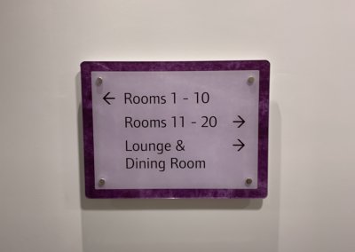 Care Home Signage - Floor Directory