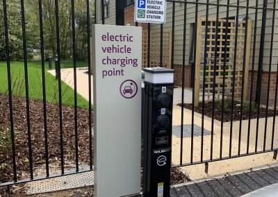 CARE HOME ELECTRIC CAR SIGN