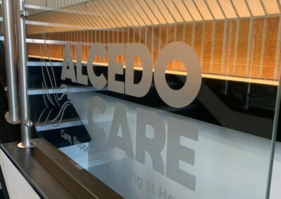 Alcedo Care - Head Office glazing detail