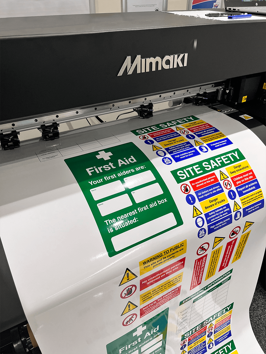 digital print-safety Glass Signage